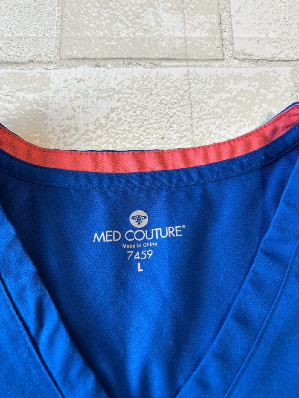 Med Couture Royal Blue Scrub Set - Picture 4 of 10